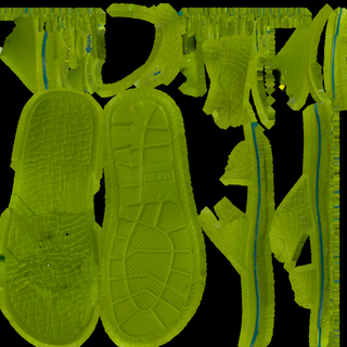 鞋子：green viva sandal right