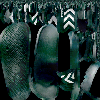 鞋子：hummel green sandal right