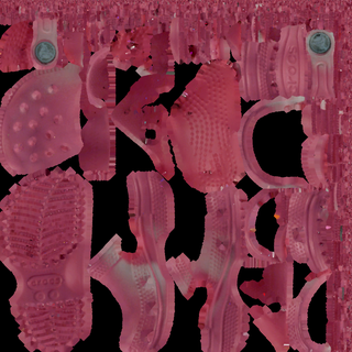 鞋子：pink tiny crocs right