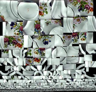 茶壶：big white floral