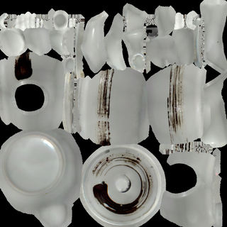 茶壶：white black line