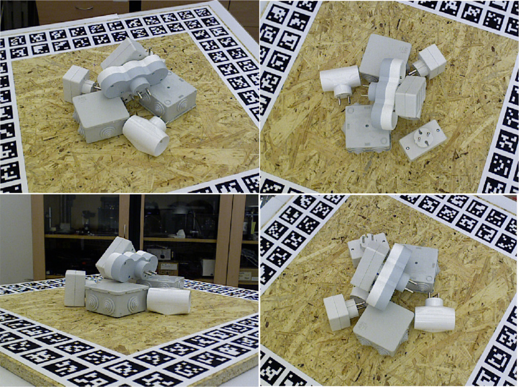 CosyPose Figure 1(a): multi-view RGB inputs